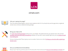 Tablet Screenshot of cimatv.com